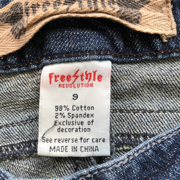 Freestyle Revolution 24” Low rise & cropped jeans, size 9 - Picture 7 of 12